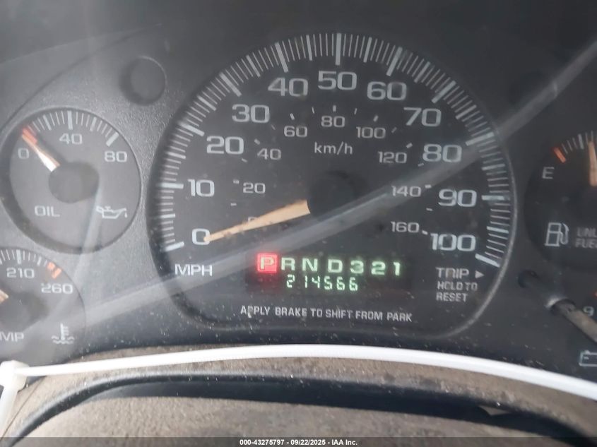 2002 GMC Savana Standard VIN: 1GTFG25M821125841 Lot: 43275797