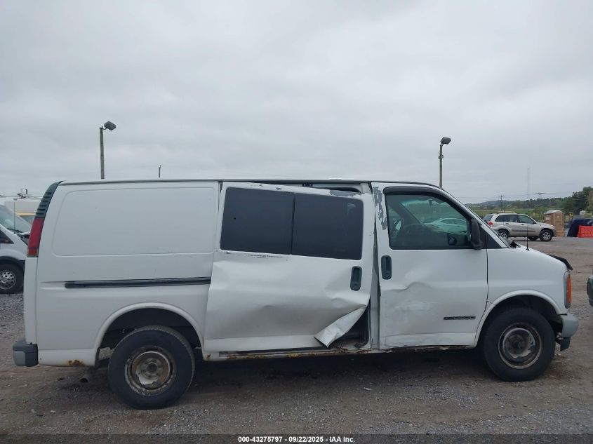 2002 GMC Savana Standard VIN: 1GTFG25M821125841 Lot: 43275797