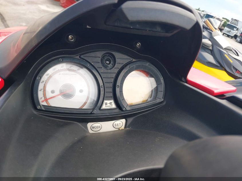 2012 Kawasaki Ultra 250 X VIN: KAW50330K112 Lot: 43275801