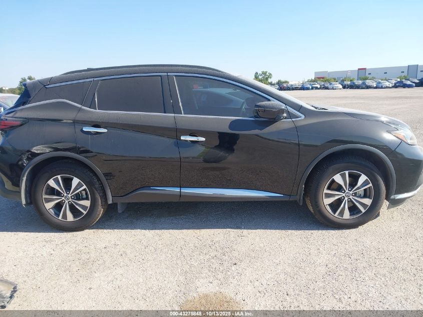 2022 Nissan Murano Sv Fwd VIN: 5N1AZ2BJ2NC125885 Lot: 43275848