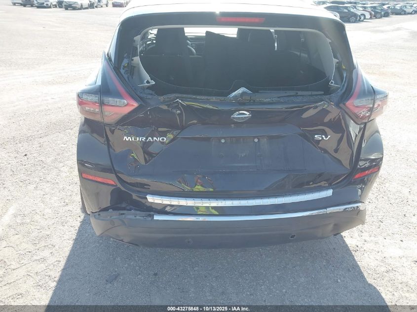 2022 Nissan Murano Sv Fwd VIN: 5N1AZ2BJ2NC125885 Lot: 43275848