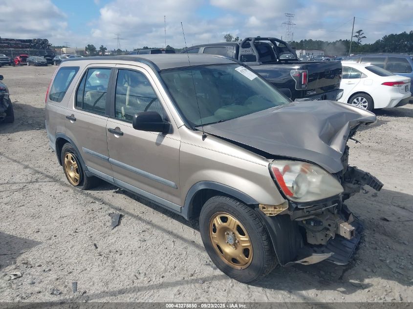 2005 Honda Cr-V Lx VIN: SHSRD68565U304384 Lot: 43275850