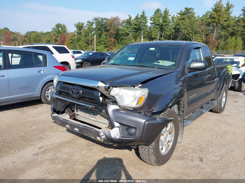 2015 Toyota Tacoma grey truck gasoline 5TFUX4EN9FX035659 photo #3