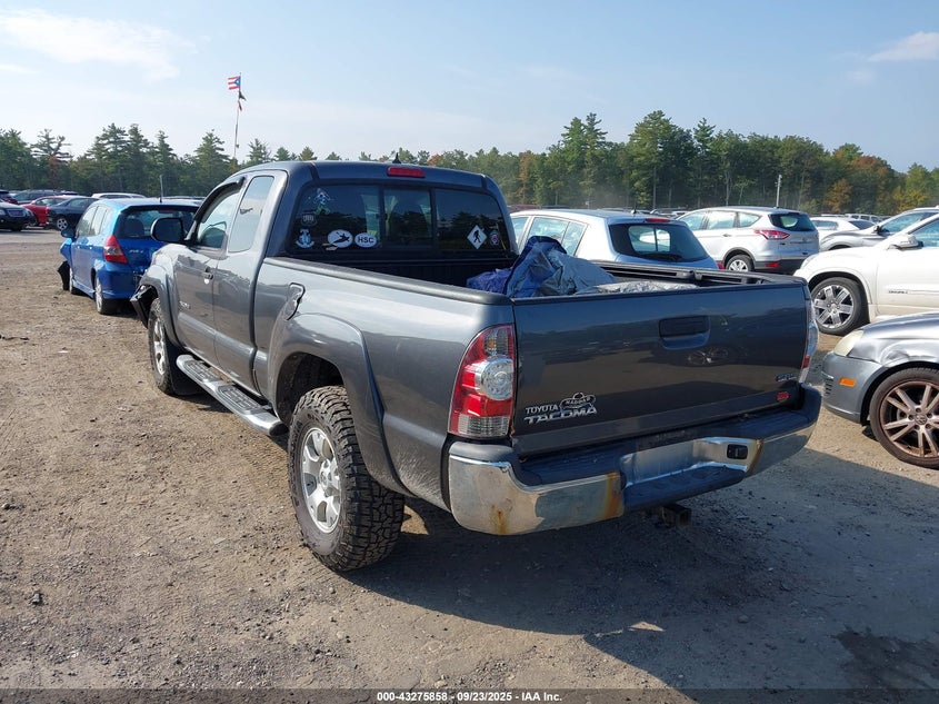 2015 Toyota Tacoma grey truck gasoline 5TFUX4EN9FX035659 photo #4