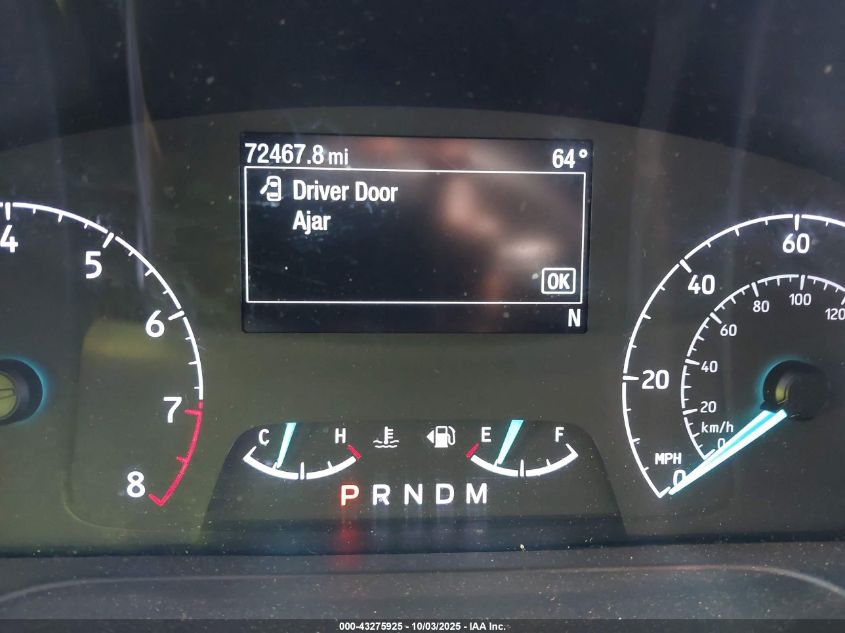 2020 Ford Transit-250 VIN: 1FTBR1C88LKA44357 Lot: 43275925