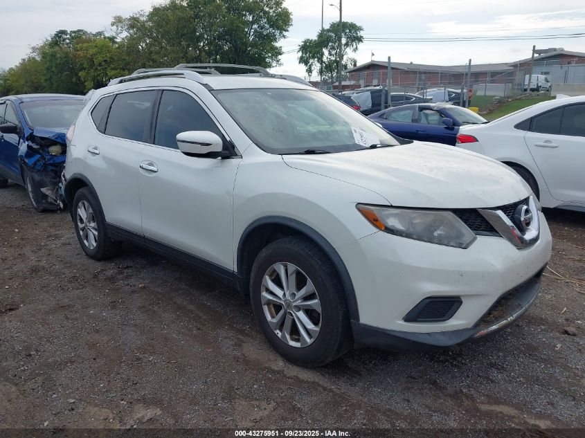 2016 Nissan Rogue Sv VIN: KNMAT2MV2GP664881 Lot: 43275951