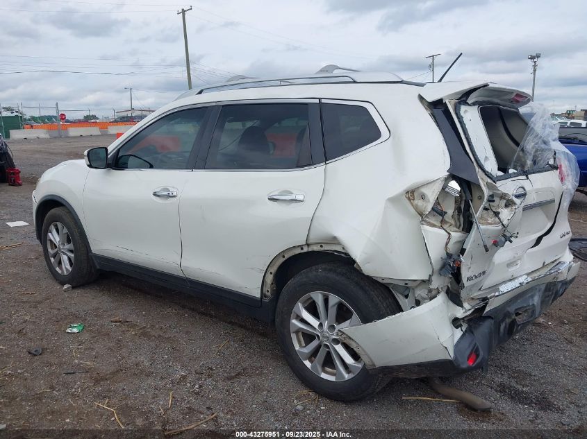 2016 Nissan Rogue Sv VIN: KNMAT2MV2GP664881 Lot: 43275951