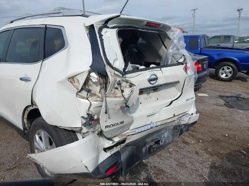 2016 Nissan Rogue Sv VIN: KNMAT2MV2GP664881 Lot: 43275951