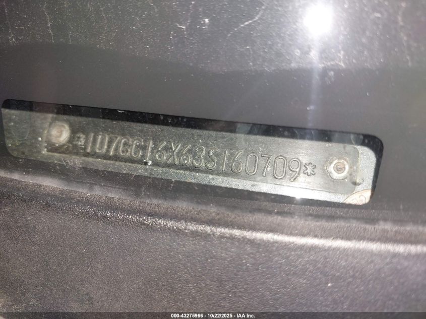 2003 Dodge Dakota VIN: 1D7GG16X63S160709 Lot: 43275966