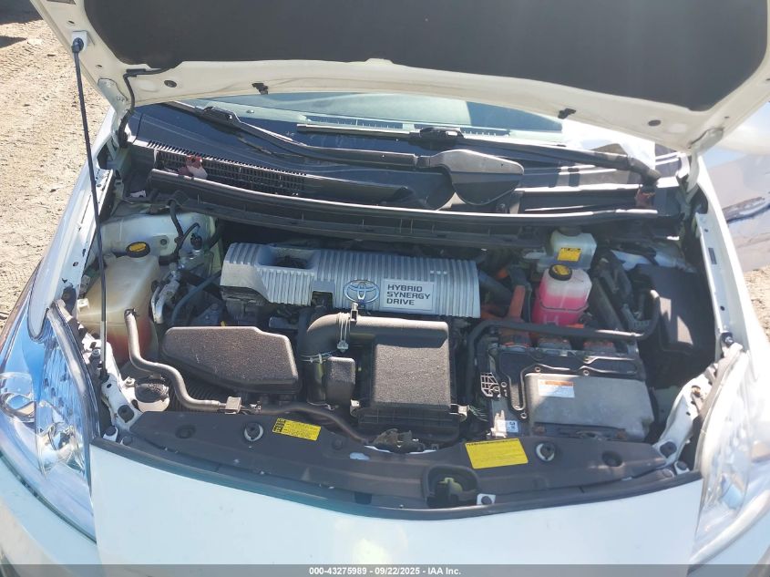 2011 Toyota Prius Two VIN: JTDKN3DU6B0295231 Lot: 43275989