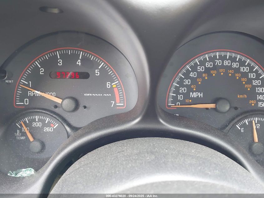 2004 Pontiac Grand Am Gt VIN: 1G2NW52E24C116397 Lot: 43276020