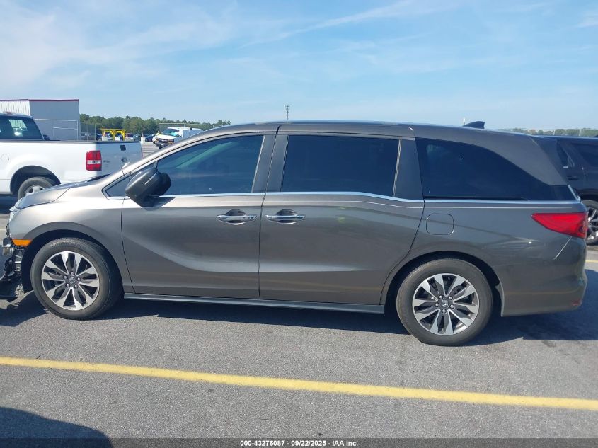2021 Honda Odyssey Ex-L VIN: 5FNRL6H73MB001881 Lot: 43276087