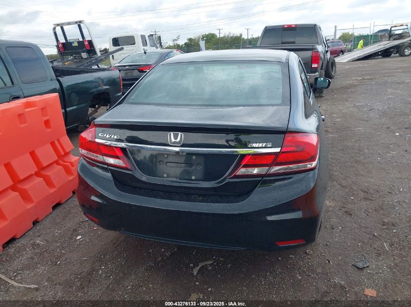 2014 Honda Civic Lx VIN: 19XFB2F50EE001618 Lot: 43276133