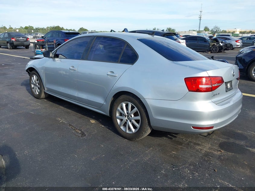 2015 VOLKSWAGEN JETTA 1.8T SE - 3VWD17AJ9FM329829