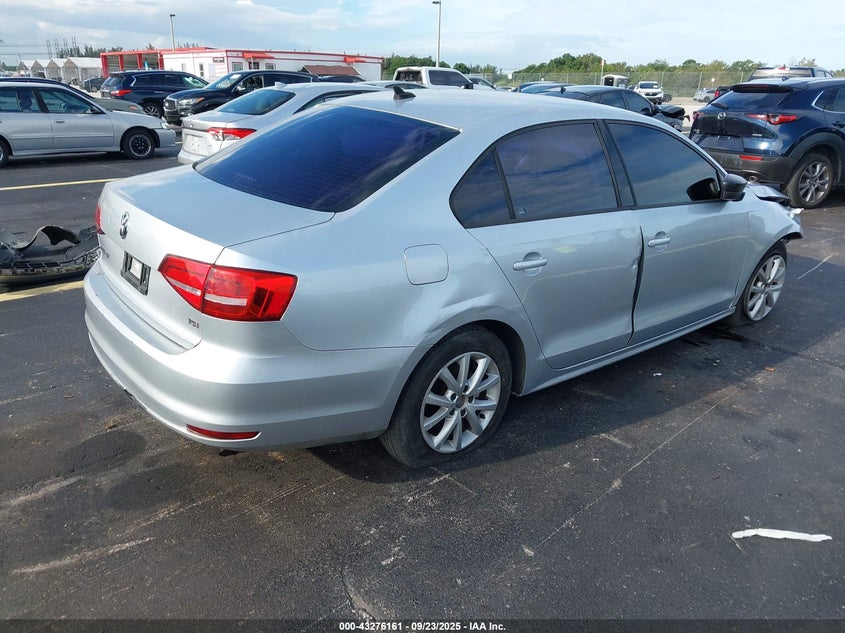 2015 VOLKSWAGEN JETTA 1.8T SE - 3VWD17AJ9FM329829