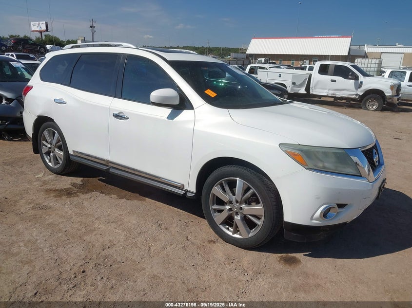 2013 NISSAN PATHFINDER PLATINUM - 5N1AR2MN7DC635969