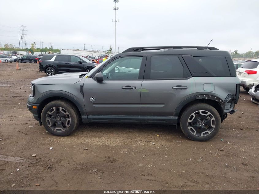2022 Ford Bronco Sport Outer Banks VIN: 3FMCR9C6XNRE29477 Lot: 43276215