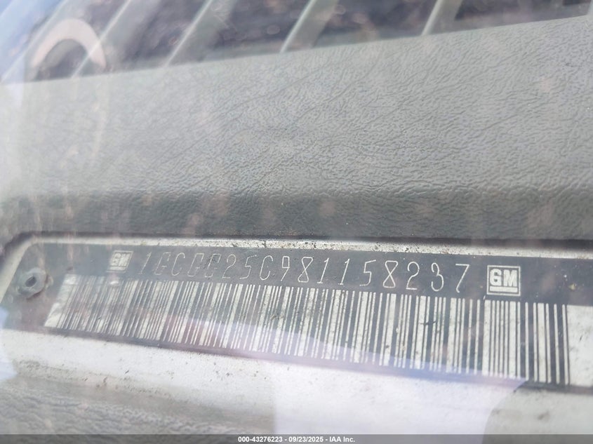 1GCGG25C981158237 2008 CHEVROLET EXPRESS photo no. 12