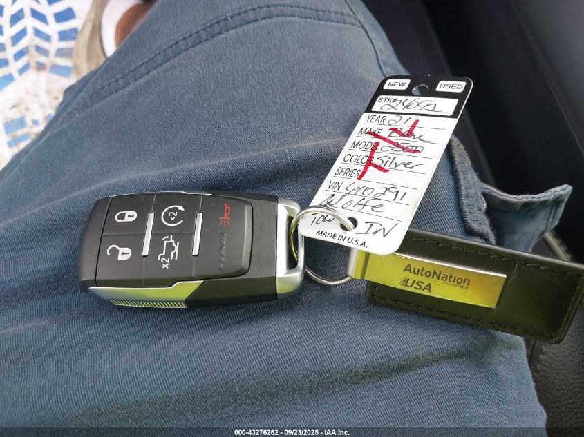 2021 Ram 2500 Laramie 4X4 6'4 Box VIN: 3C6UR5FL8MG610291 Lot: 43276262