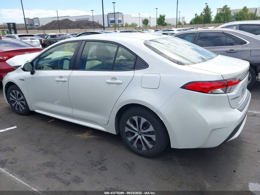 2021 TOYOTA COROLLA HYBRID LE - JTDEAMDE7MJ018513