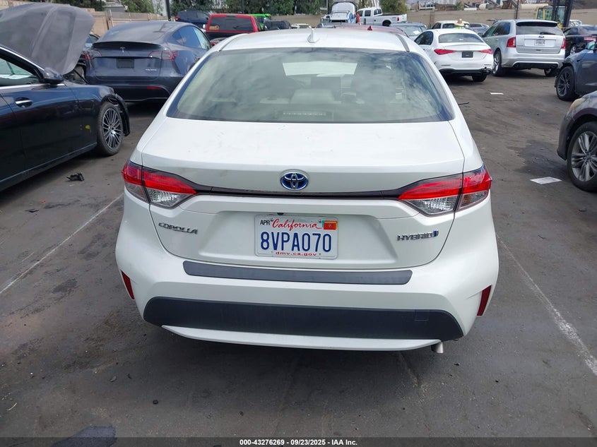 2021 TOYOTA COROLLA HYBRID LE - JTDEAMDE7MJ018513