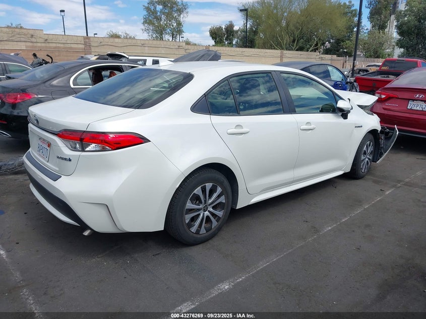 2021 TOYOTA COROLLA HYBRID LE - JTDEAMDE7MJ018513