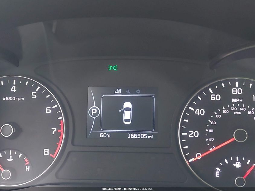 2016 Kia Optima Lx VIN: 5XXGT4L39GG097081 Lot: 43276291