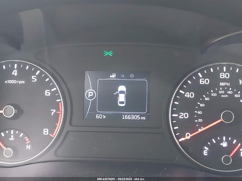 2016 Kia Optima Lx VIN: 5XXGT4L39GG097081 Lot: 43276291