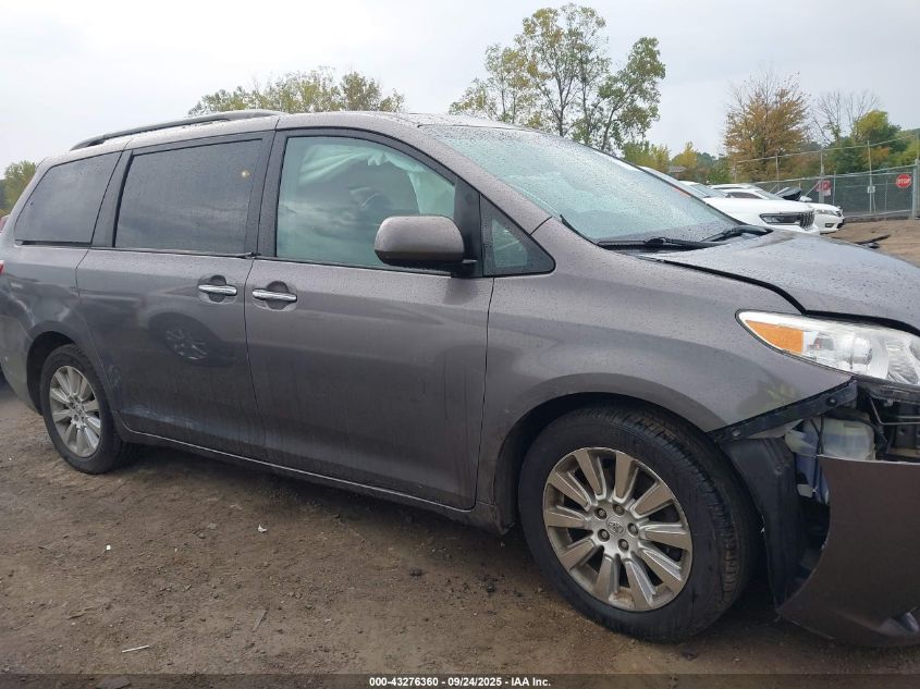 2015 Toyota Sienna Xle Premium 7 Passenger VIN: 5TDDK3DC0FS096221 Lot: 43276360
