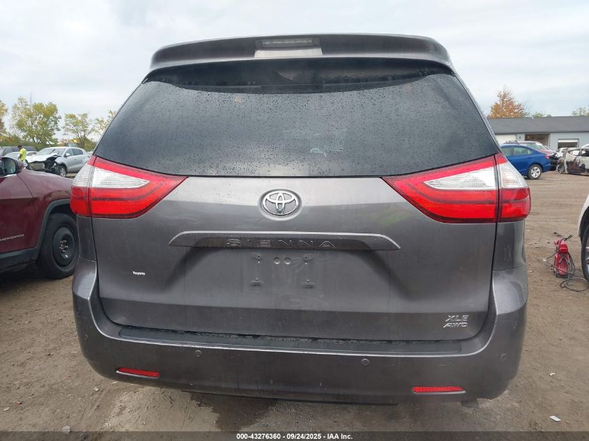 2015 Toyota Sienna Xle Premium 7 Passenger VIN: 5TDDK3DC0FS096221 Lot: 43276360