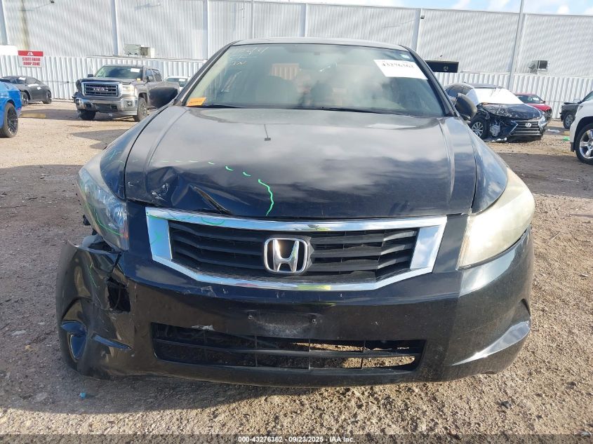 2009 Honda Accord 2.4 Lx VIN: 1HGCP26329A130845 Lot: 43276362