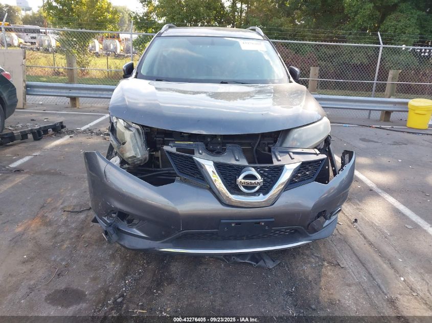 2015 Nissan Rogue Sl VIN: 5N1AT2MV9FC775476 Lot: 43276405