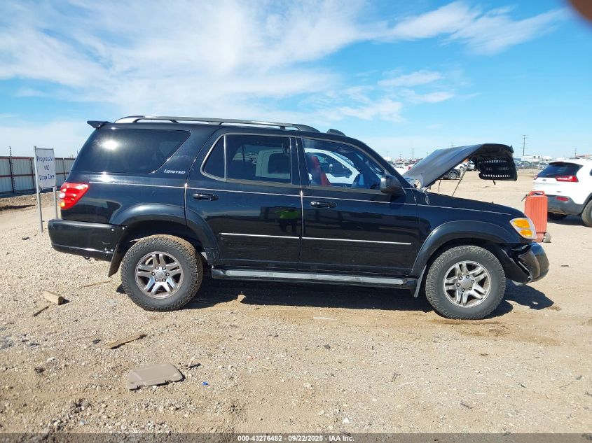 2003 Toyota Sequoia Limited V8 VIN: 5TDBT48A33S205026 Lot: 43276482