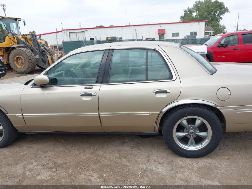 2000 Mercury Grand Marquis Ls VIN: 2MEFM75W9YX741344 Lot: 43276495