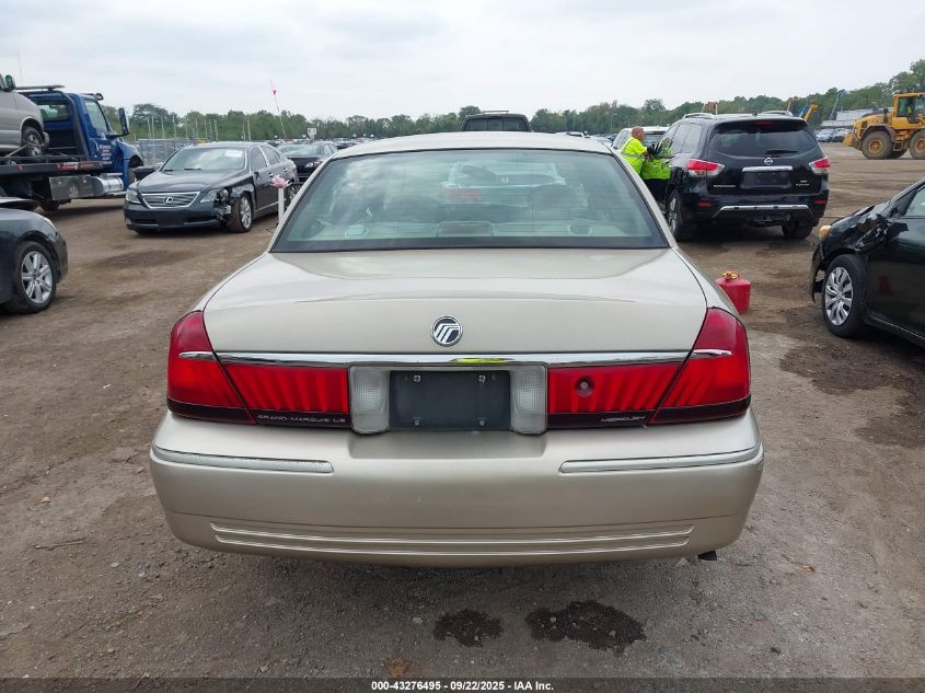 2000 Mercury Grand Marquis Ls VIN: 2MEFM75W9YX741344 Lot: 43276495