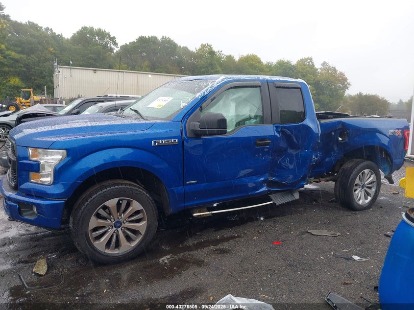 2017 Ford F-150 Xl VIN: 1FTEX1EP1HKE02994 Lot: 43276505