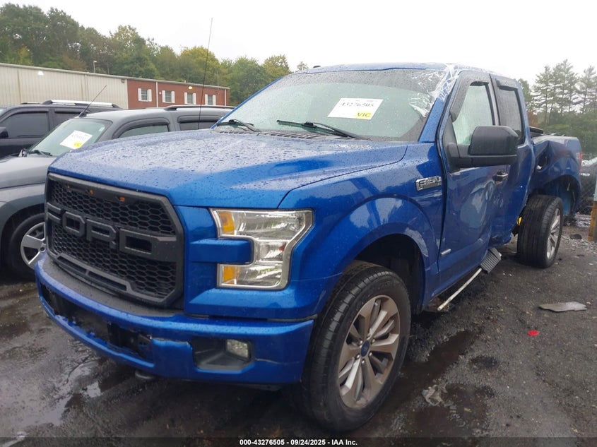 1FTEX1EP1HKE02994 2017 FORD F-150 photo no. 2