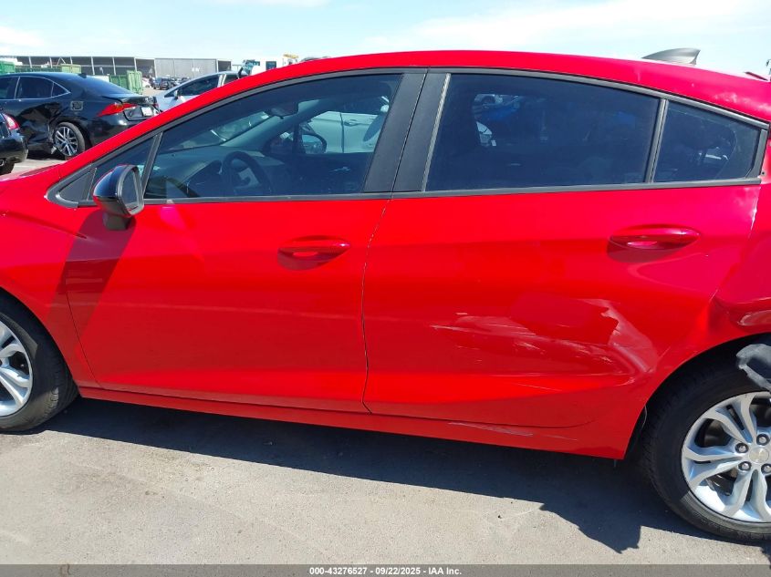 2019 Chevrolet Cruze Ls VIN: 3G1BC6SM8KS600451 Lot: 43276527