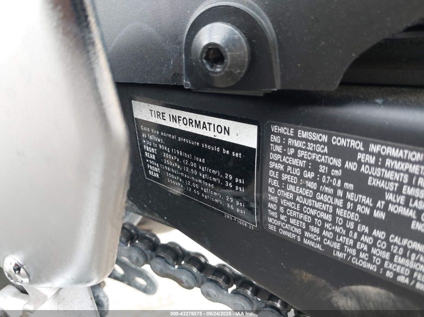 2024 Yamaha Yzfr3 A VIN: MH3RH18Y3RK014526 Lot: 43276575