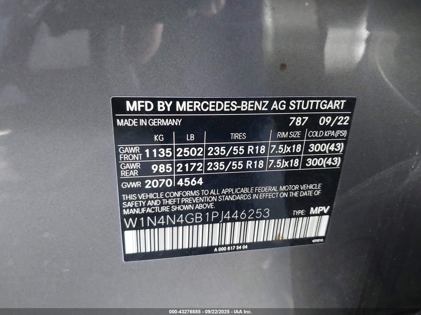 2023 MERCEDES-BENZ GLA 250 - W1N4N4GB1PJ446253