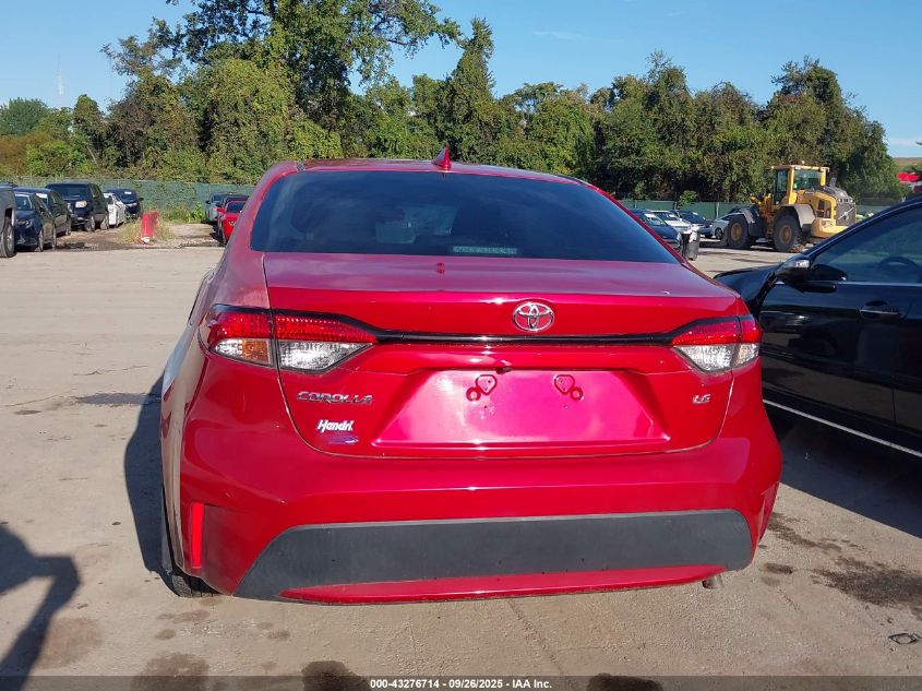 2020 Toyota Corolla Le VIN: 5YFEPRAE5LP128745 Lot: 43276714