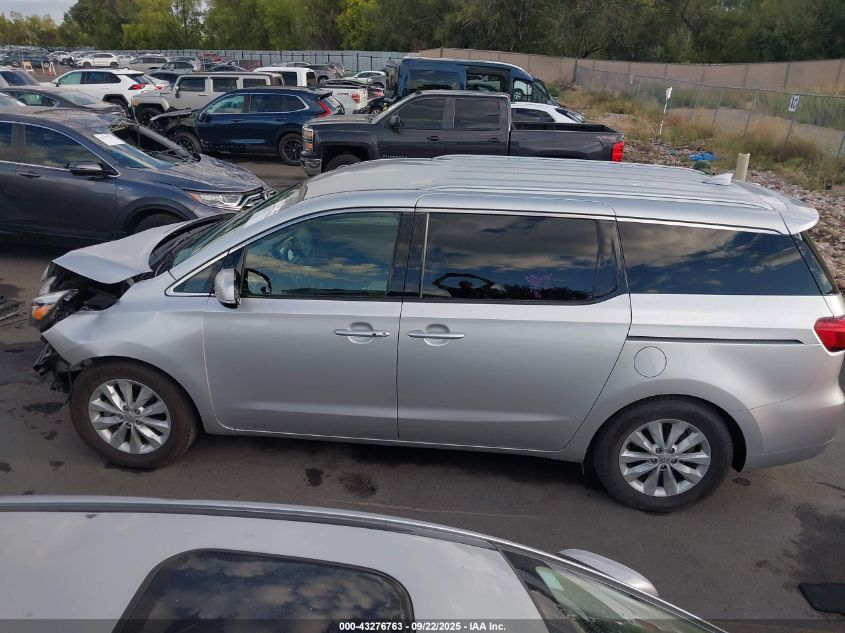 2017 Kia Sedona Ex VIN: KNDMC5C11H6255436 Lot: 43276763