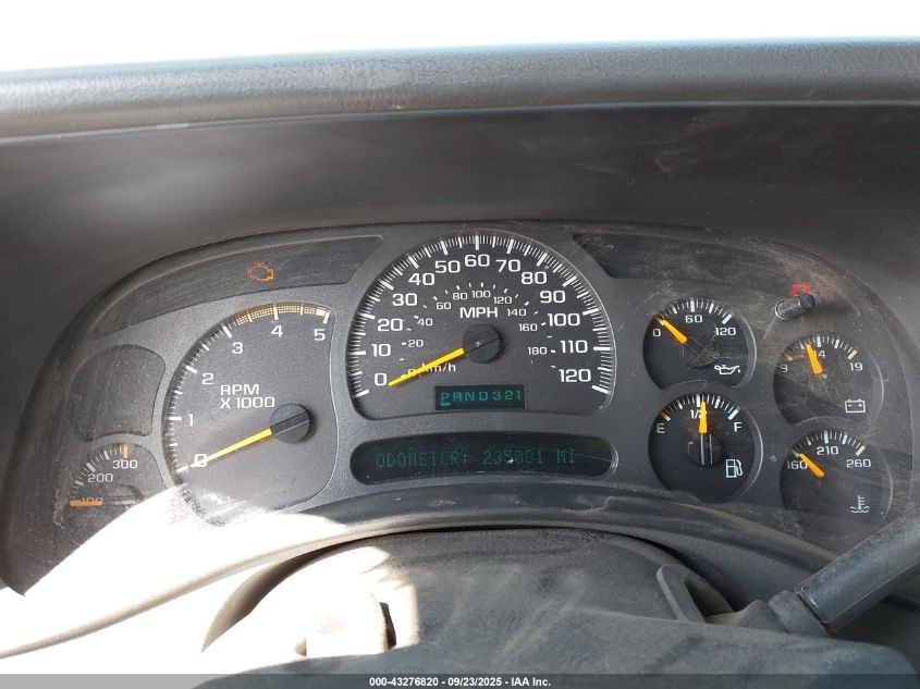 2003 GMC Sierra 2500Hd Slt VIN: 1GTHK23193F136772 Lot: 43276820