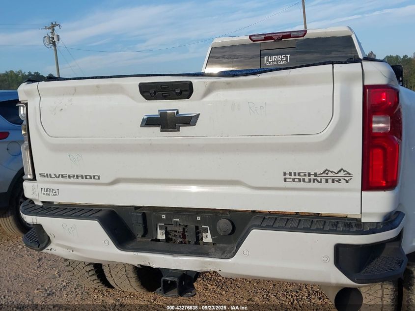 2022 Chevrolet Silverado 3500Hd 4Wd Long Bed High Country VIN: 1GC4YVEY9NF300274 Lot: 43276838