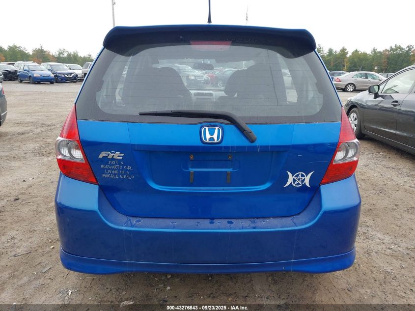 2008 Honda Fit Sport VIN: JHMGD38648S027763 Lot: 43276843