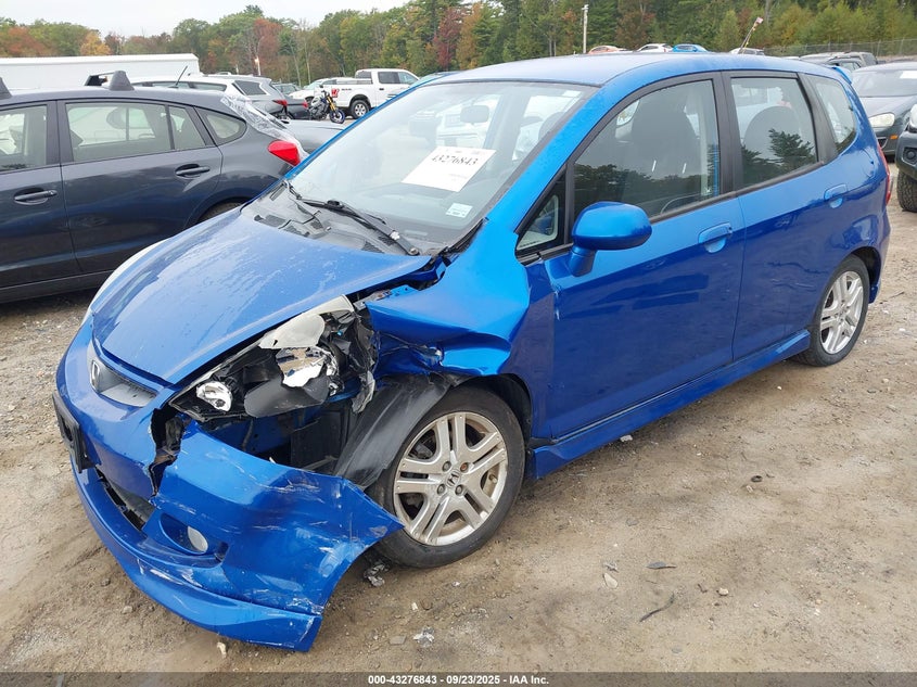 JHMGD38648S027763 2008 HONDA FIT photo no. 2