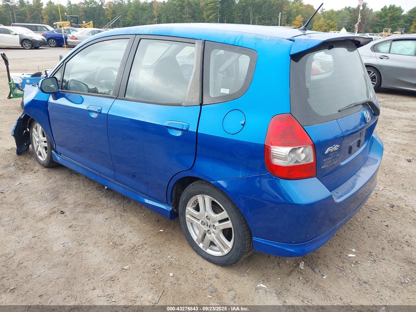 JHMGD38648S027763 2008 HONDA FIT photo no. 3
