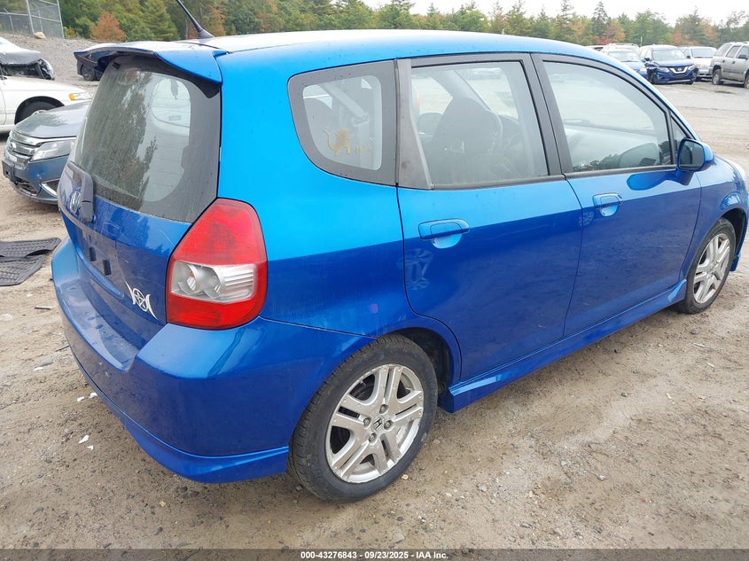 JHMGD38648S027763 2008 HONDA FIT photo no. 4