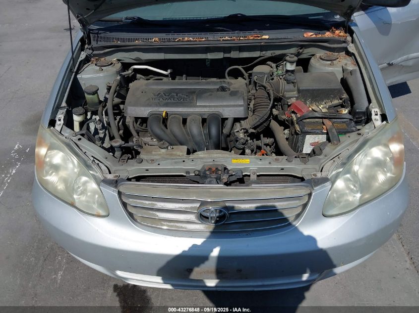 2003 Toyota Corolla Le VIN: 1NXBR32E73Z154996 Lot: 43276848