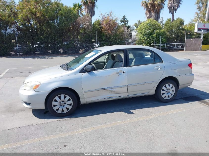 2003 Toyota Corolla Le VIN: 1NXBR32E73Z154996 Lot: 43276848